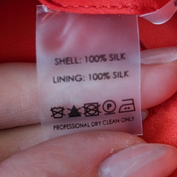 NWT Catherine Deane Designer 100% Silk One Shoulder Dress - Picture 7 of 14